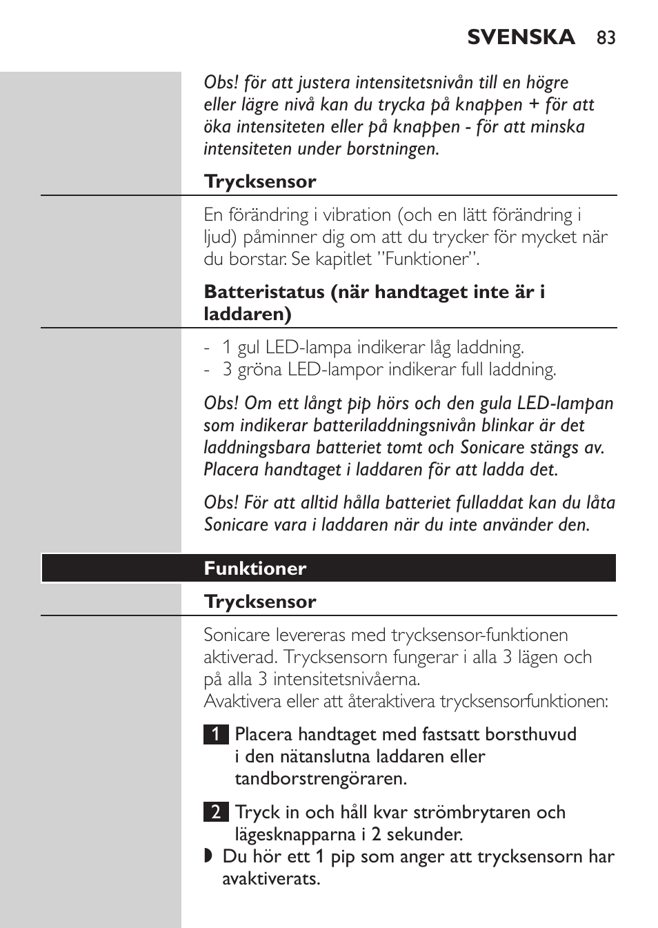 Philips HX9172/10 User Manual | Page 83 / 92