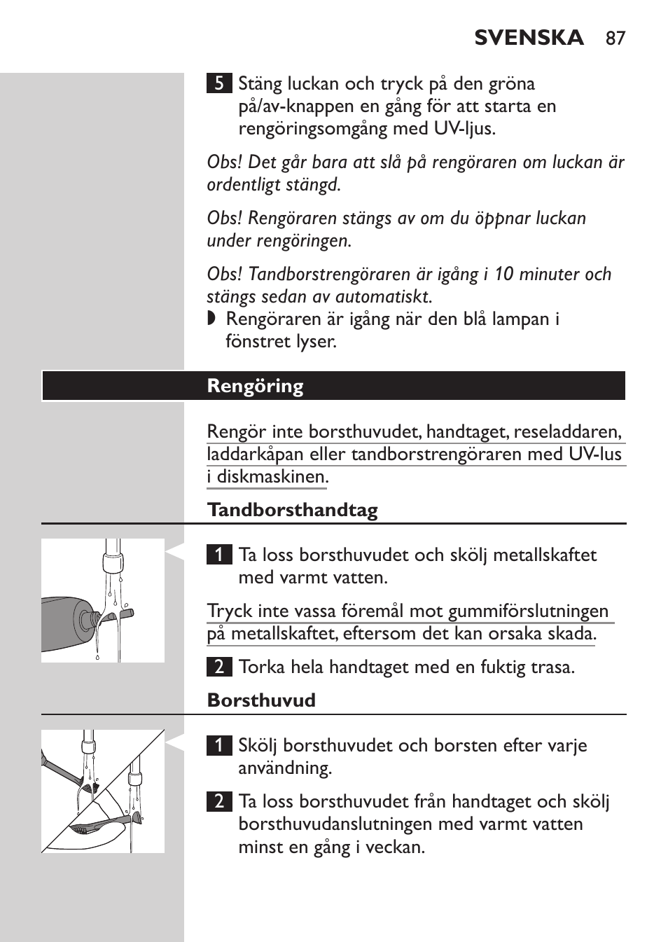 Philips HX9172/10 User Manual | Page 87 / 92