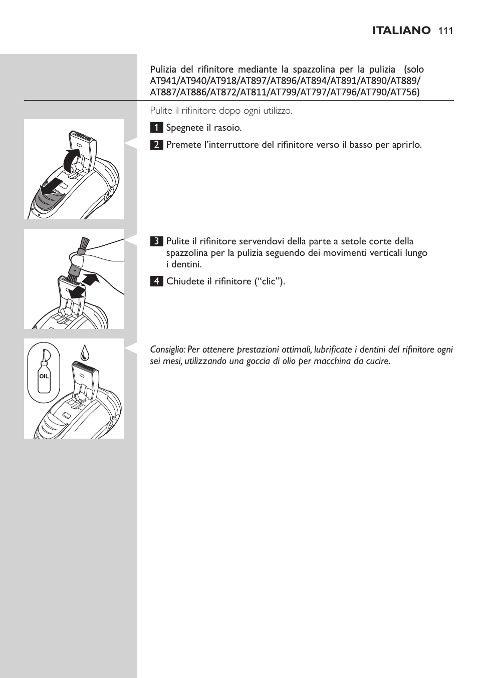 Philips AT899/06 User Manual | Page 111 / 186