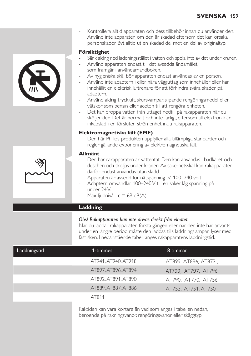 Philips AT899/06 User Manual | Page 159 / 186