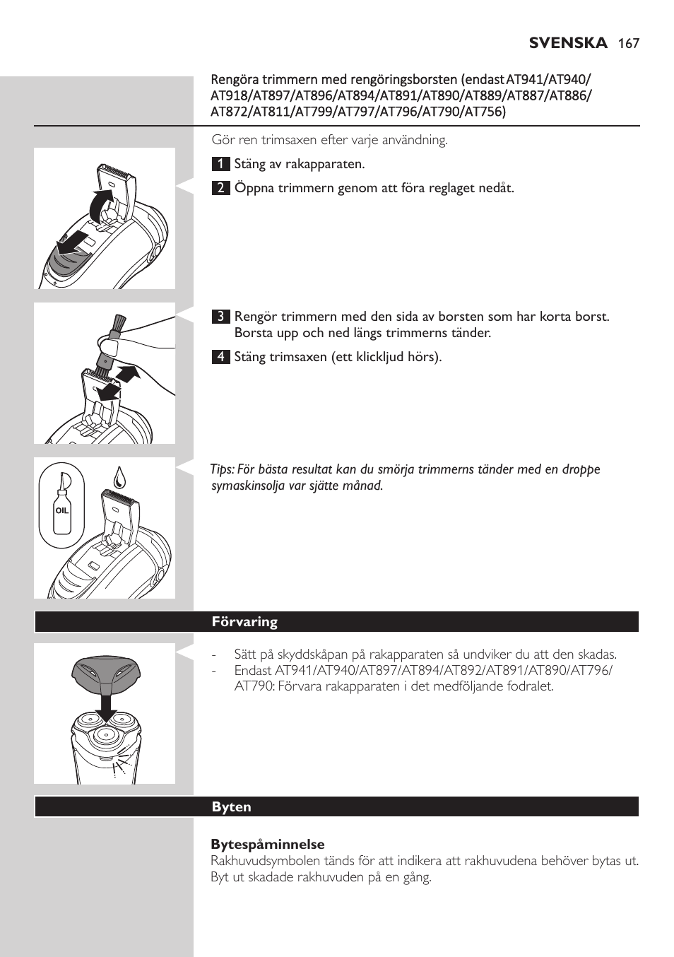 Philips AT899/06 User Manual | Page 167 / 186