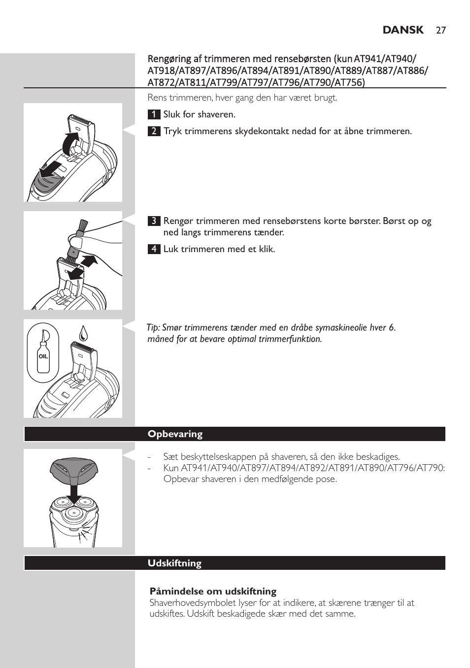 Philips AT899/06 User Manual | Page 27 / 186