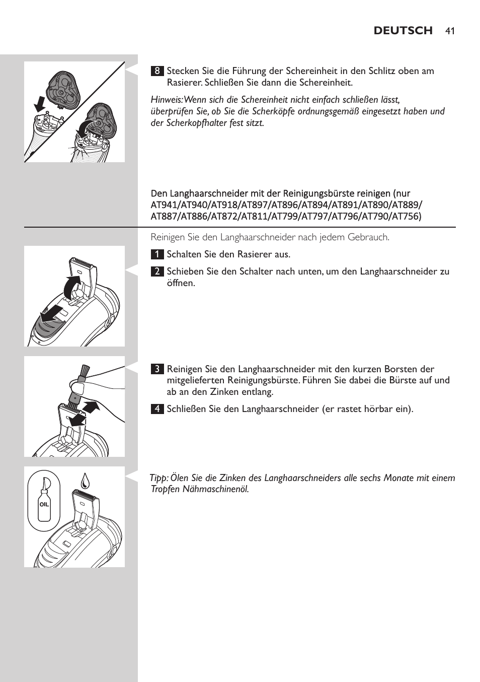 Philips AT899/06 User Manual | Page 41 / 186