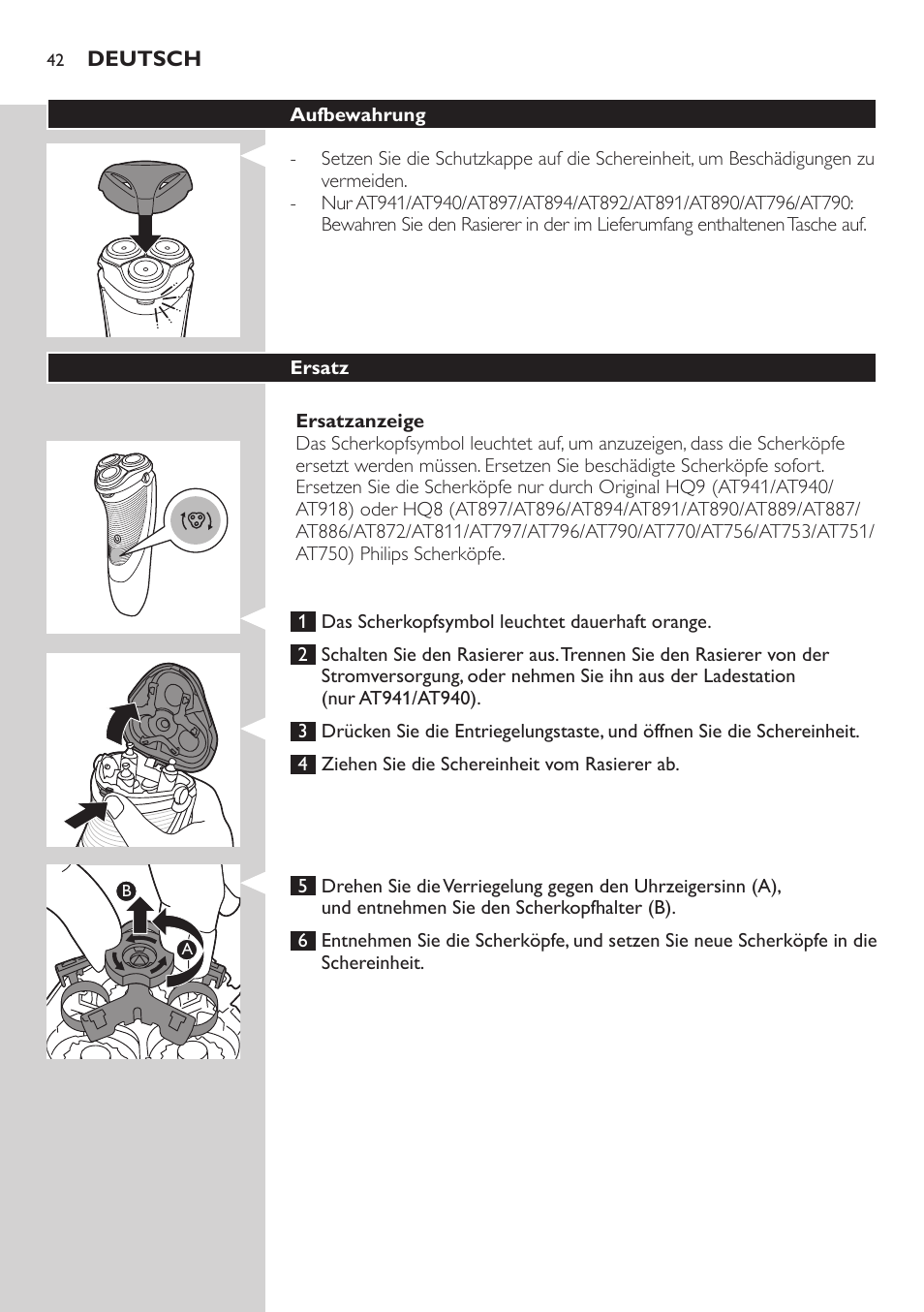 Philips AT899/06 User Manual | Page 42 / 186