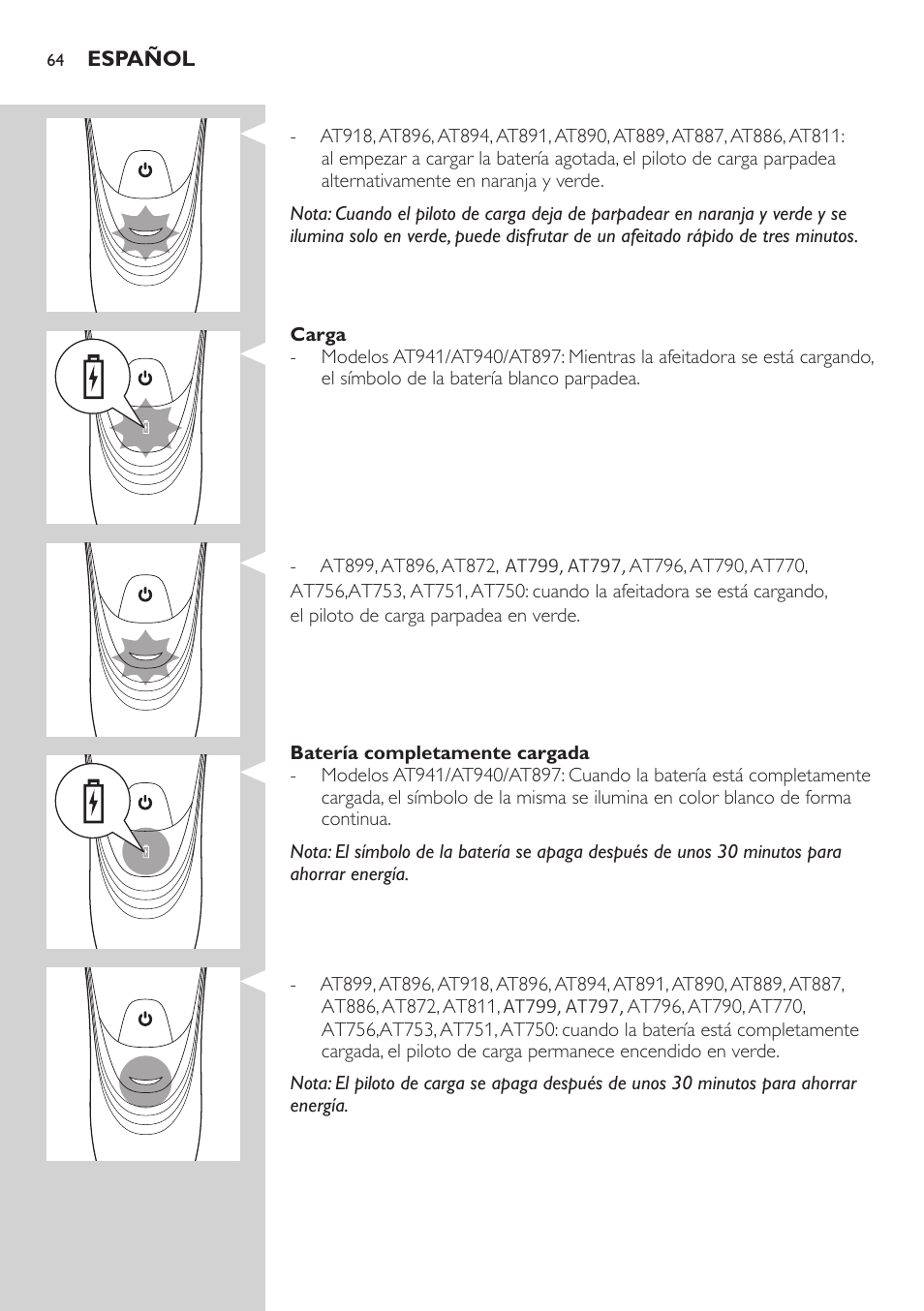 Philips AT899/06 User Manual | Page 64 / 186