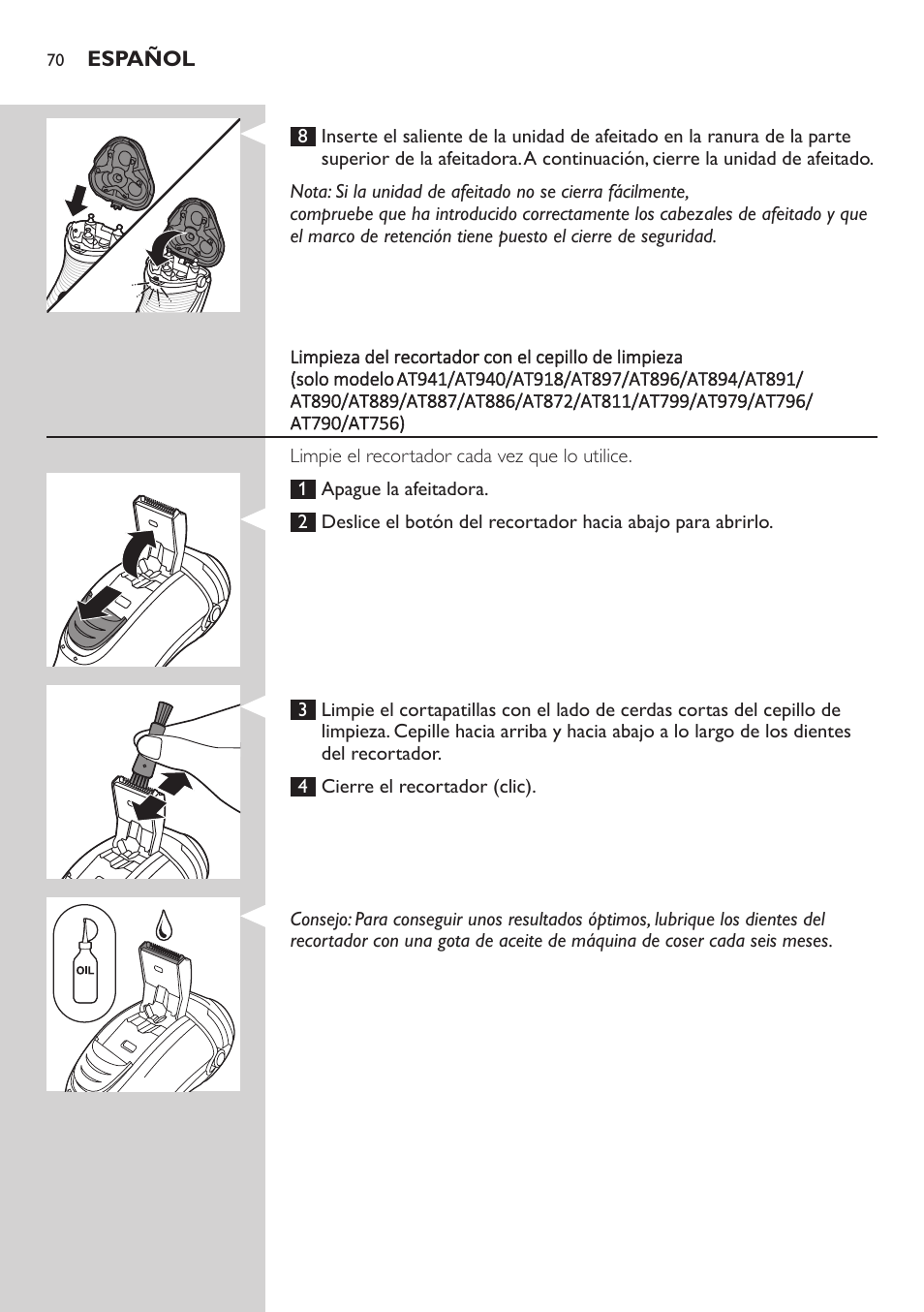 Philips AT899/06 User Manual | Page 70 / 186