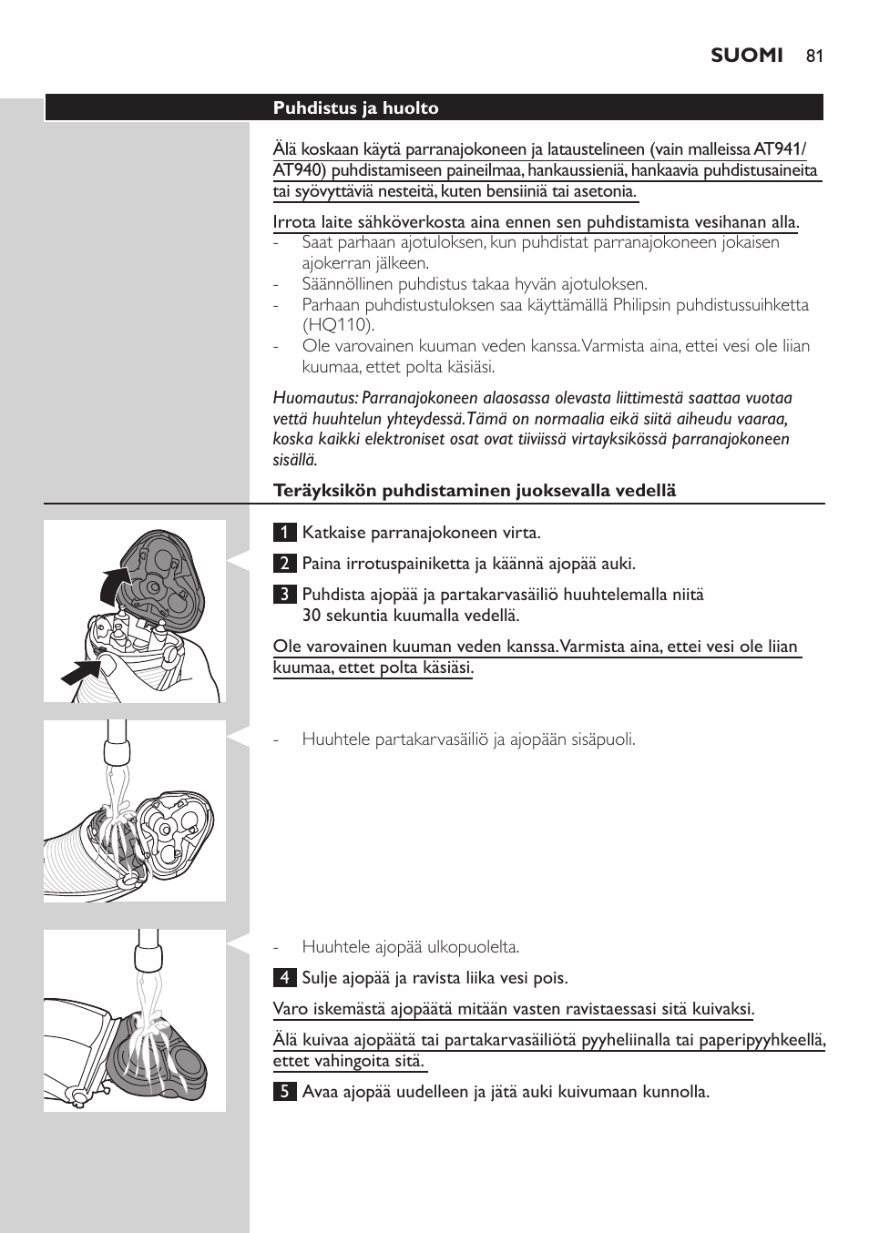 Philips AT899/06 User Manual | Page 81 / 186