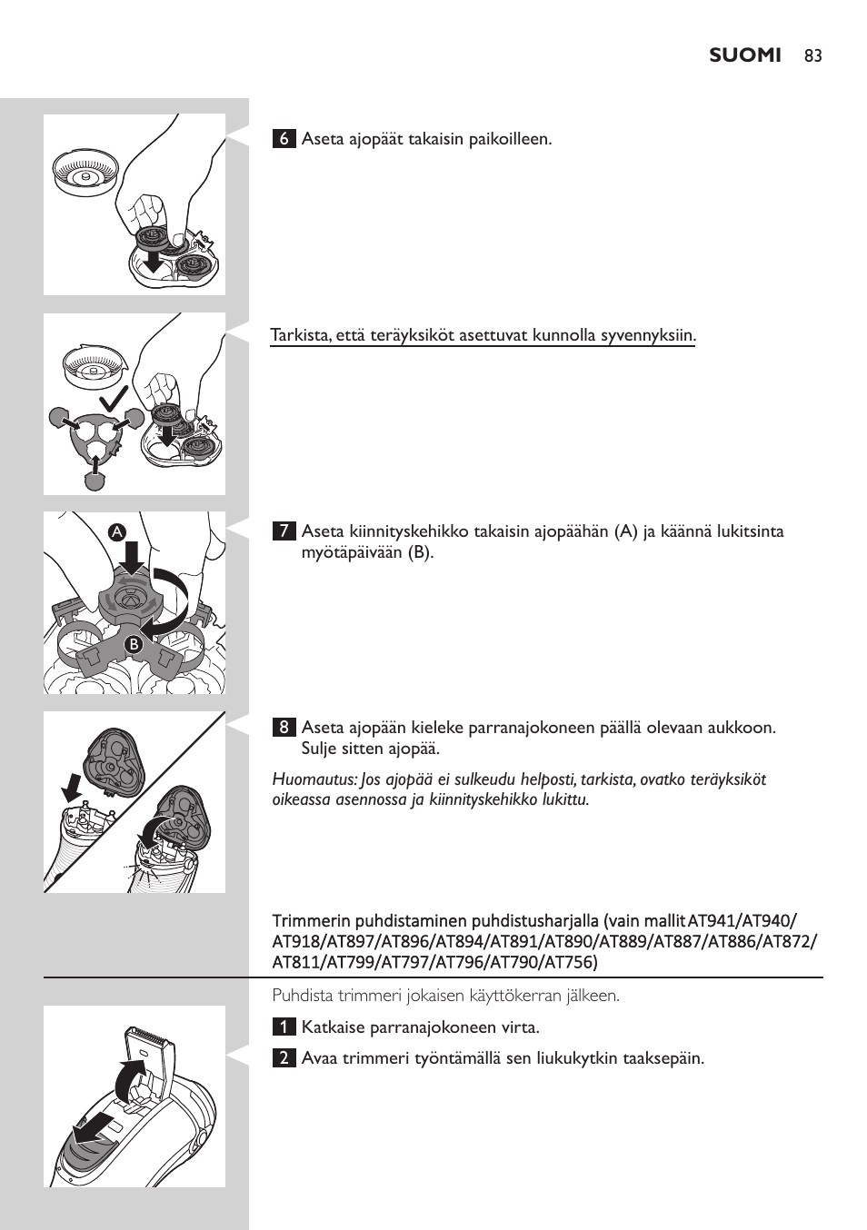 Philips AT899/06 User Manual | Page 83 / 186