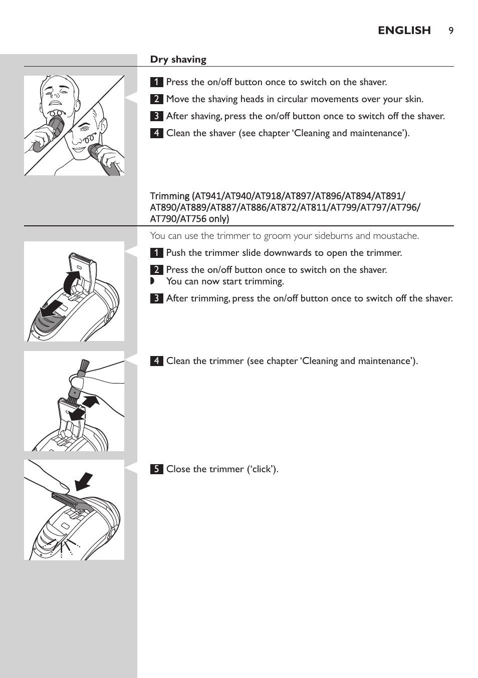 Philips AT899/06 User Manual | Page 9 / 186