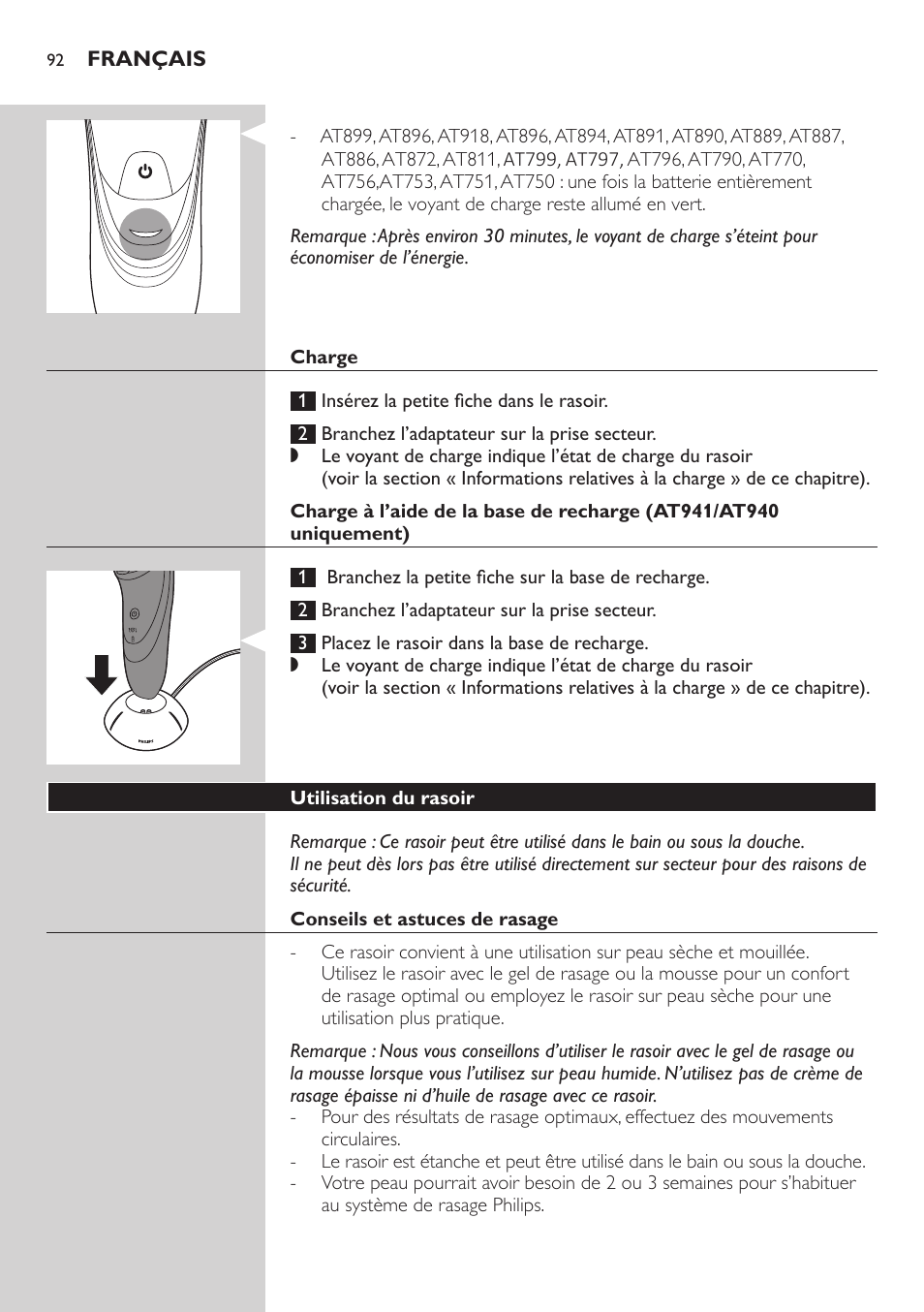 Philips AT899/06 User Manual | Page 92 / 186