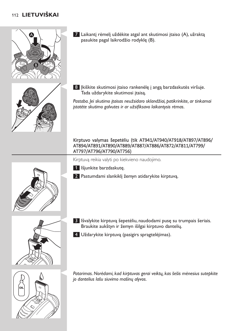 Philips AT899/06 User Manual | Page 112 / 230