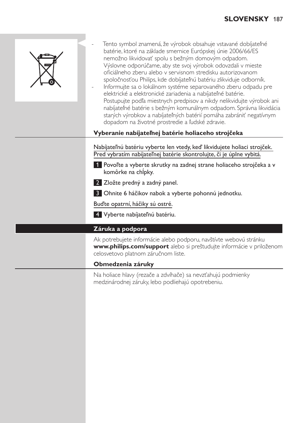 Philips AT899/06 User Manual | Page 187 / 230
