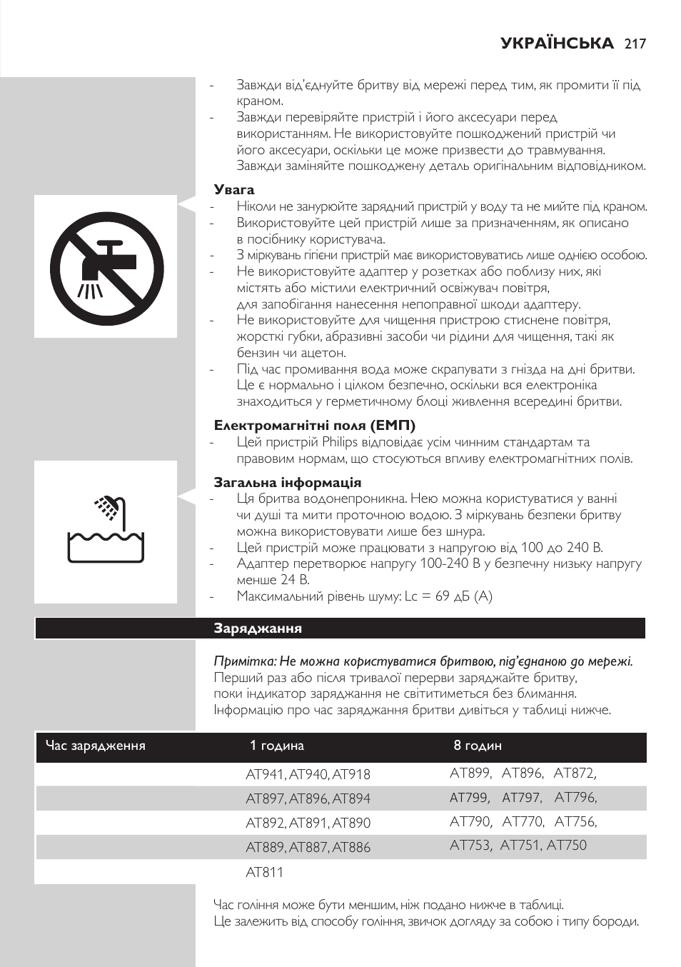 Philips AT899/06 User Manual | Page 217 / 230