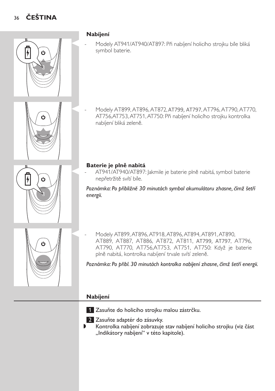 Philips AT899/06 User Manual | Page 36 / 230