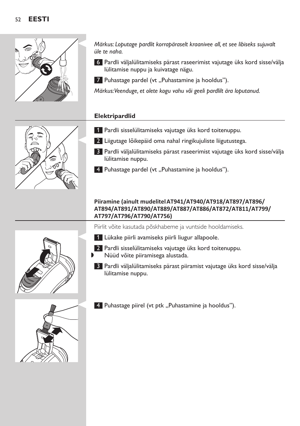 Philips AT899/06 User Manual | Page 52 / 230