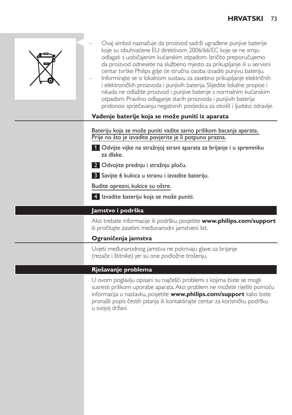 Philips AT899/06 User Manual | Page 73 / 230