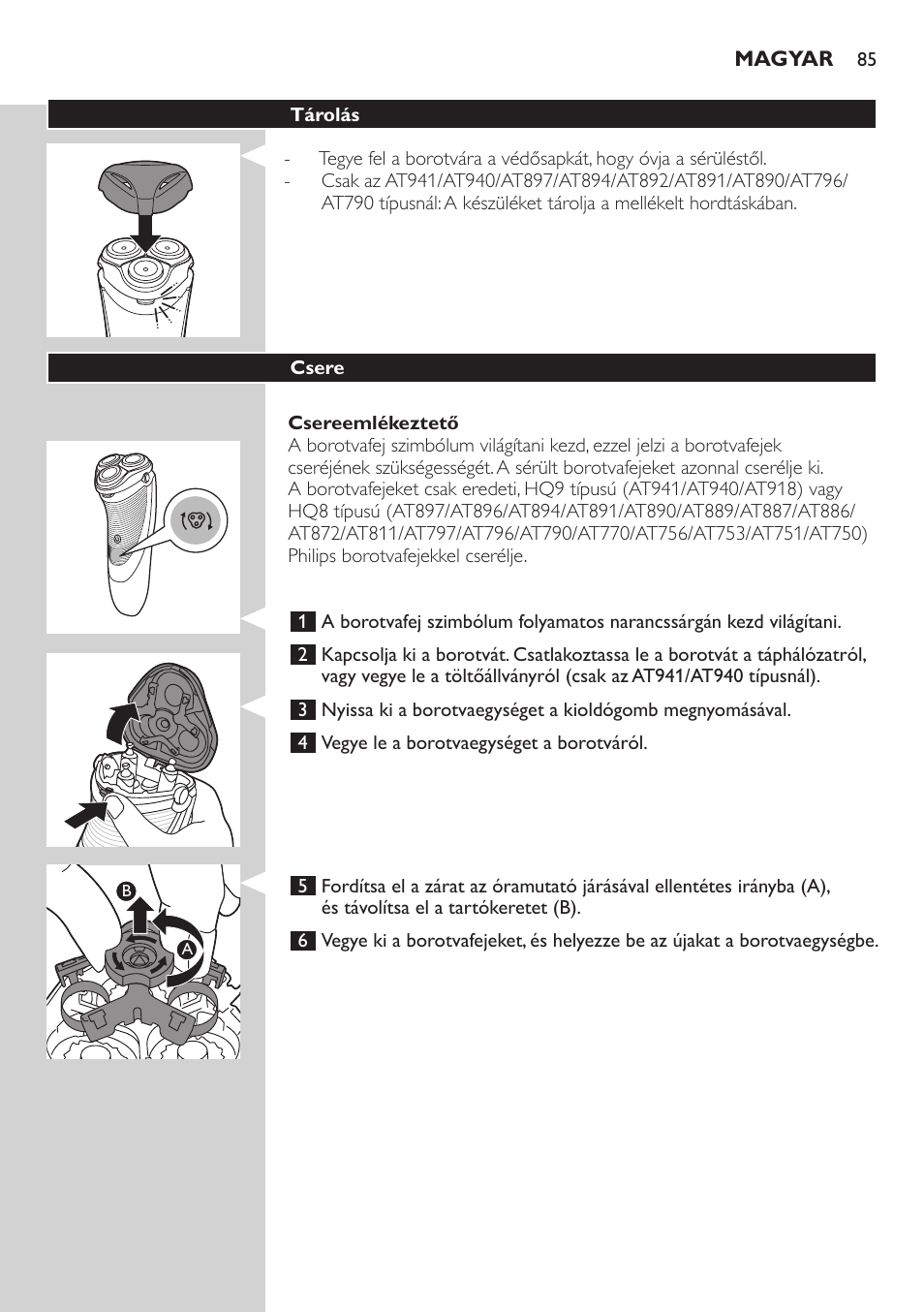 Philips AT899/06 User Manual | Page 85 / 230