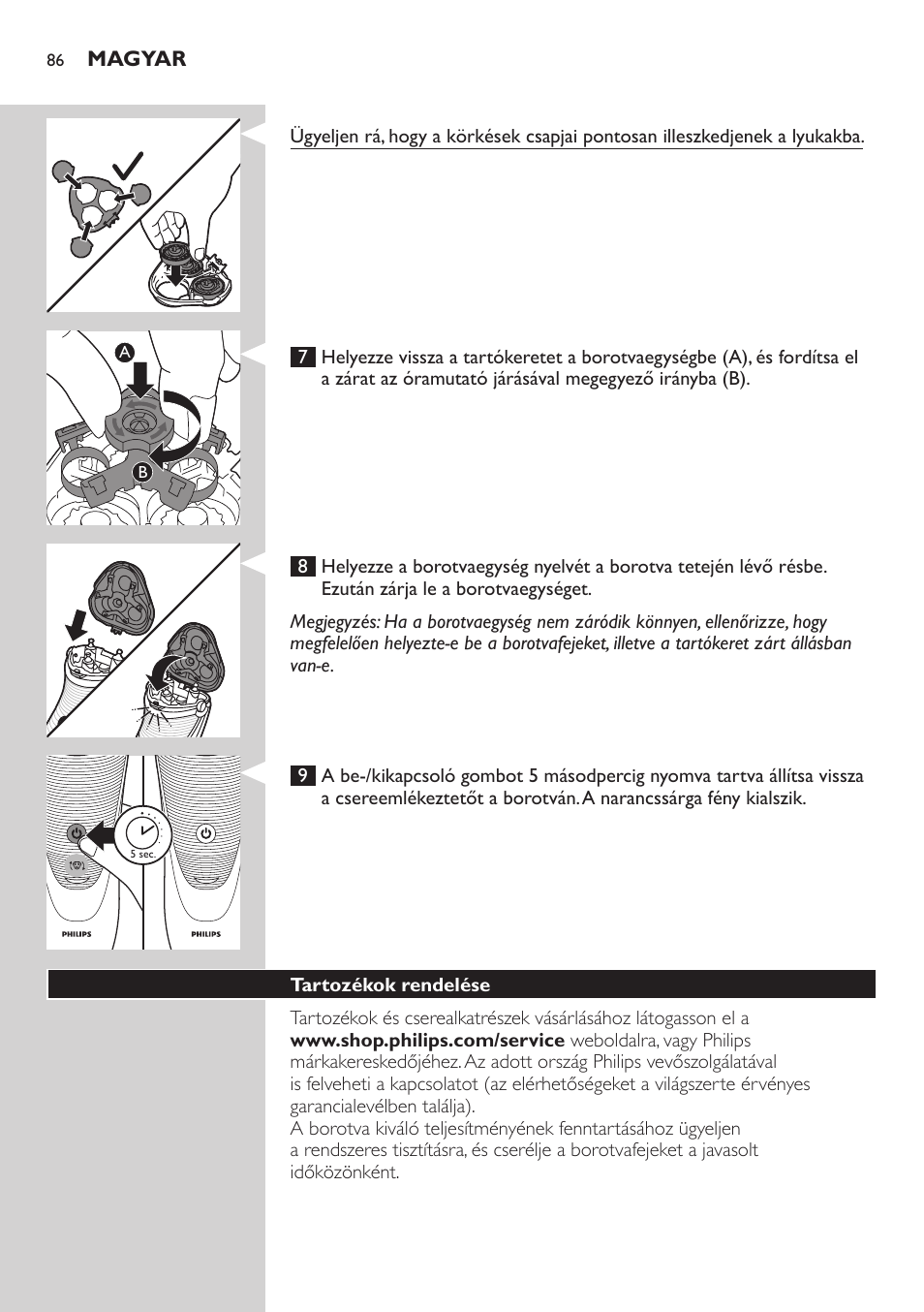 Philips AT899/06 User Manual | Page 86 / 230