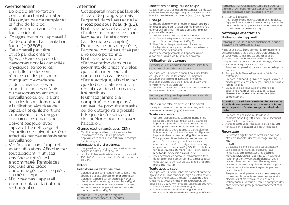 Philips BT7202/13 User Manual | Page 6 / 9