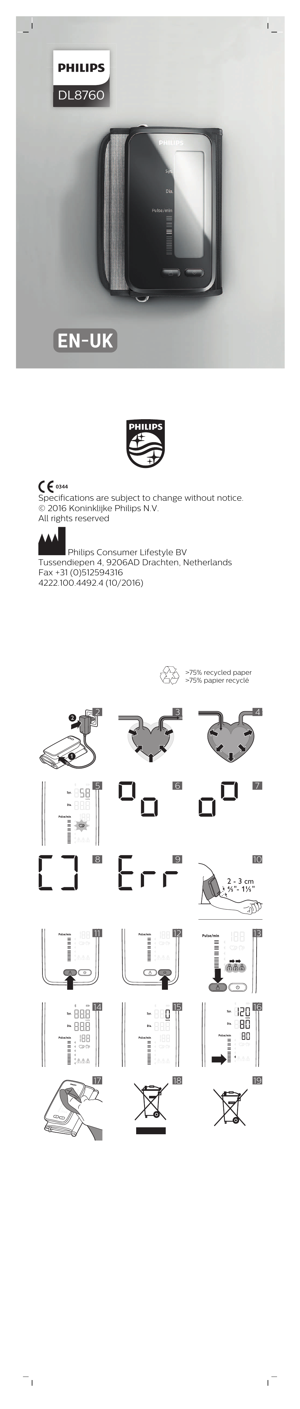 Philips DL8760/15 User Manual | 12 pages