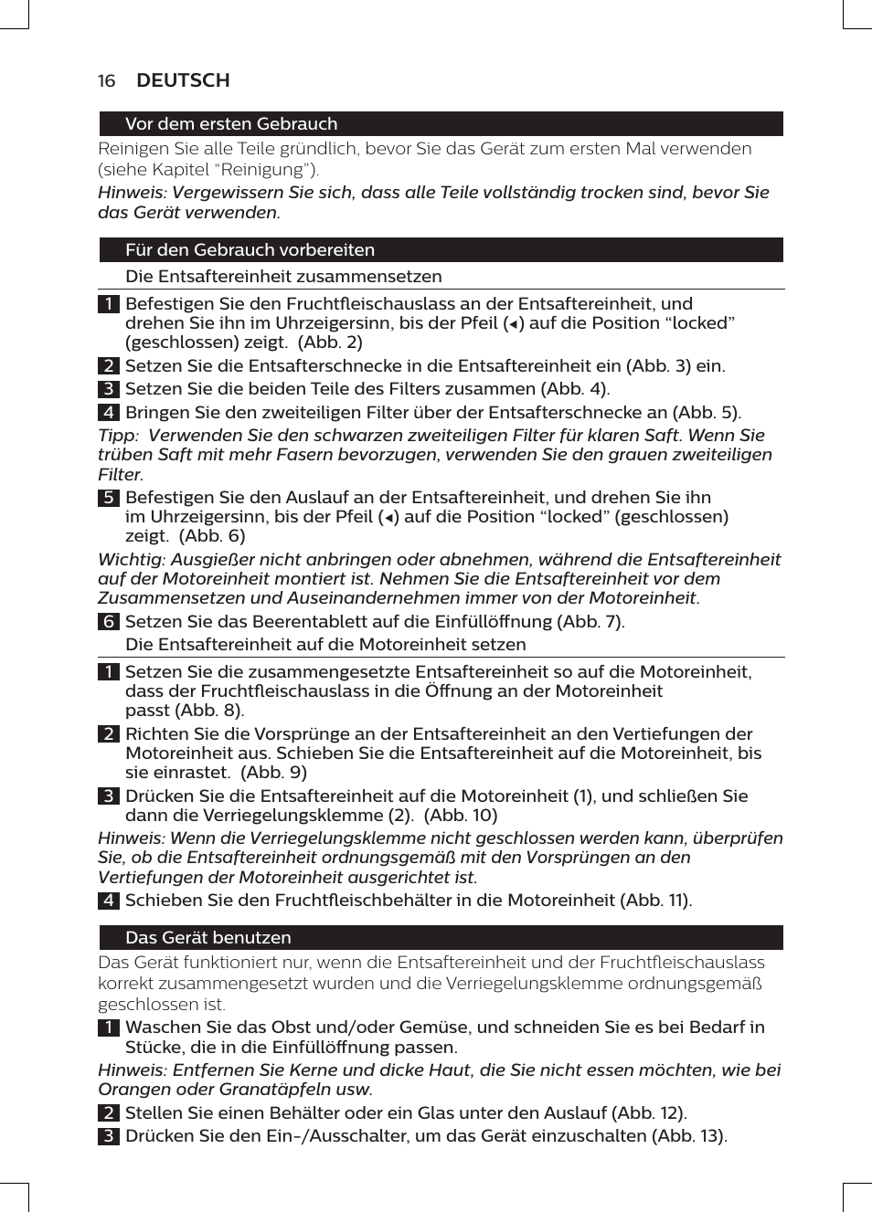 Philips HR1947/31 User Manual | Page 14 / 50