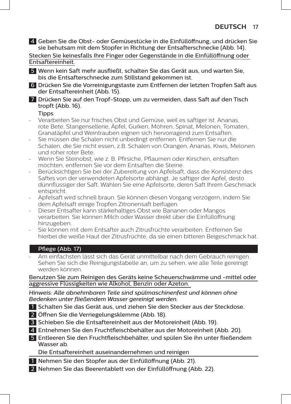 Philips HR1947/31 User Manual | Page 15 / 50
