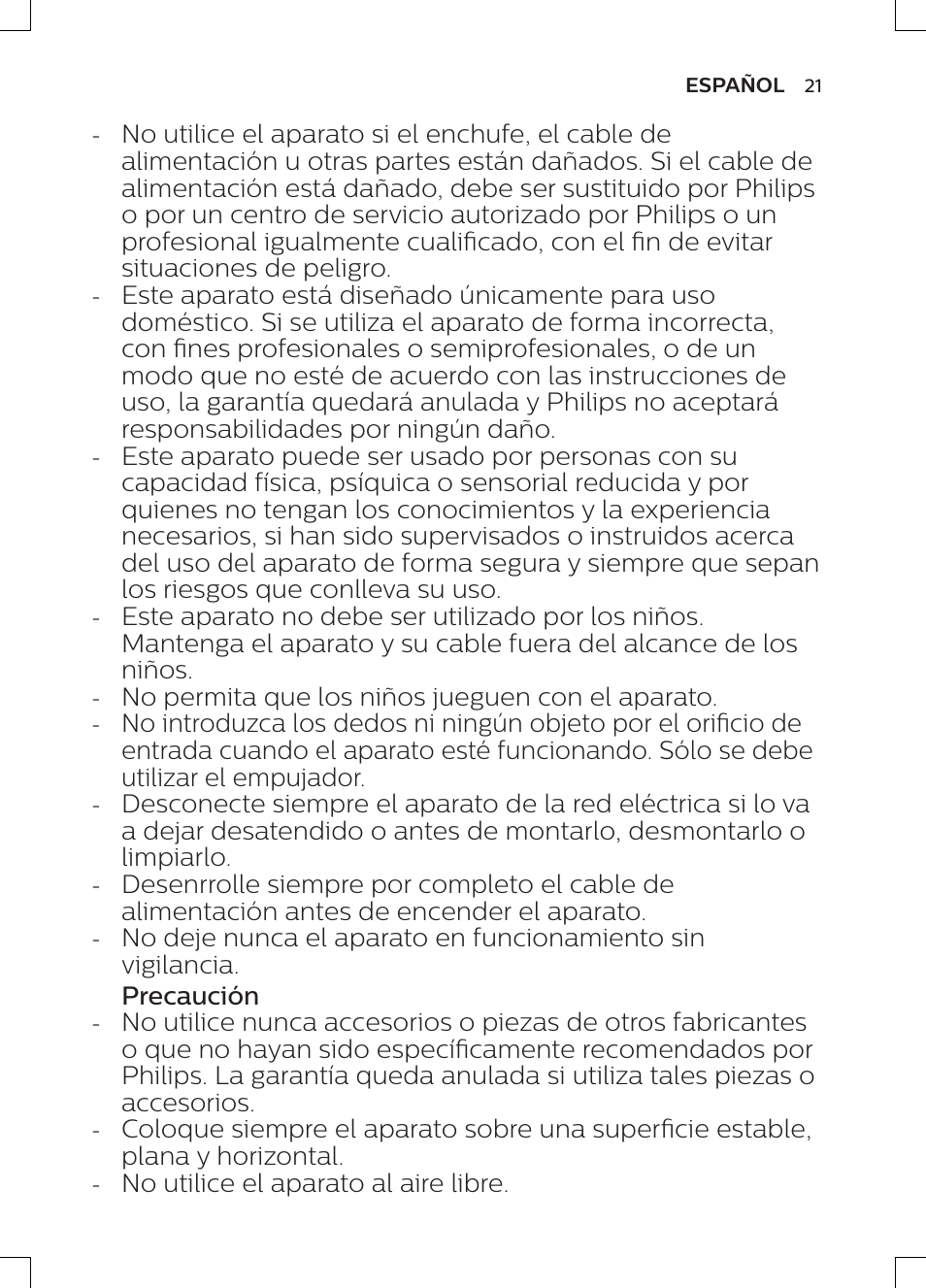 Philips HR1947/31 User Manual | Page 19 / 50