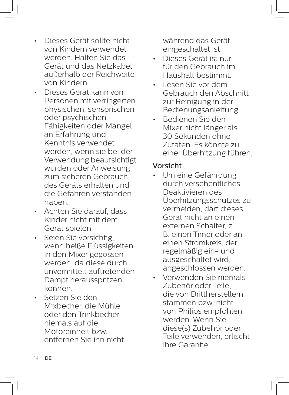 Philips HR3652/01 User Manual | Page 10 / 82