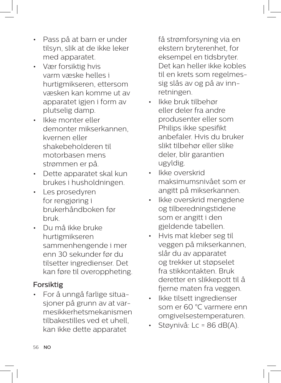 Philips HR3652/01 User Manual | Page 52 / 82