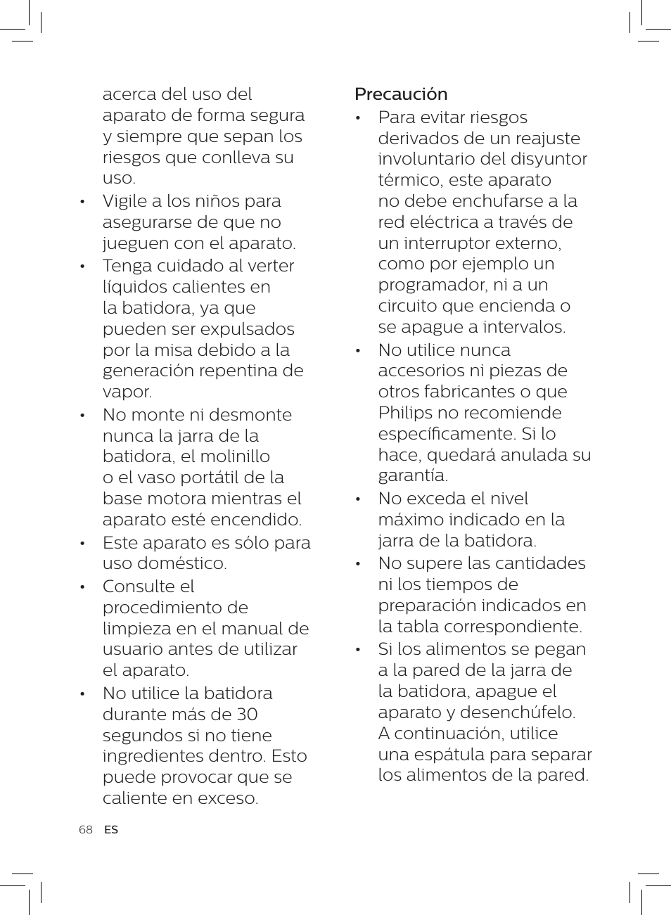 Philips HR3652/01 User Manual | Page 64 / 82