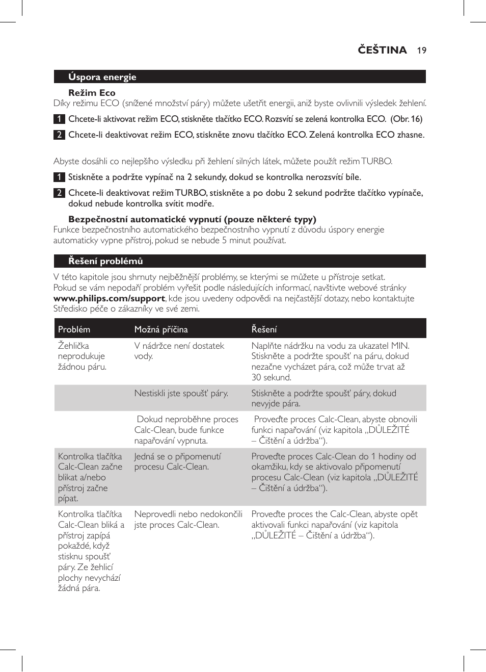 Philips GC7057/20 User Manual | Page 17 / 102