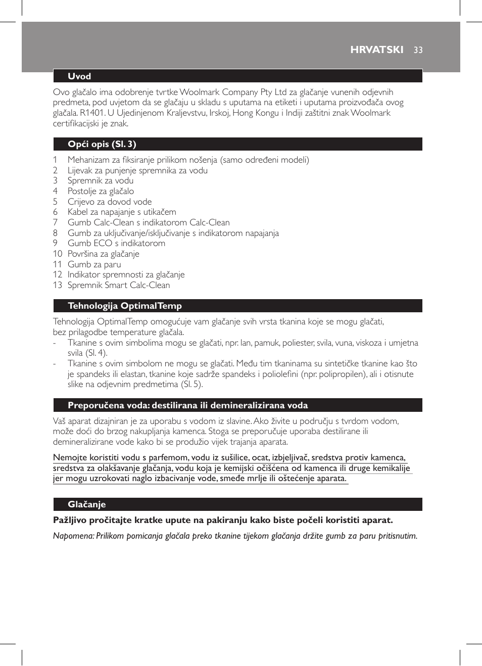 Philips GC7057/20 User Manual | Page 31 / 102