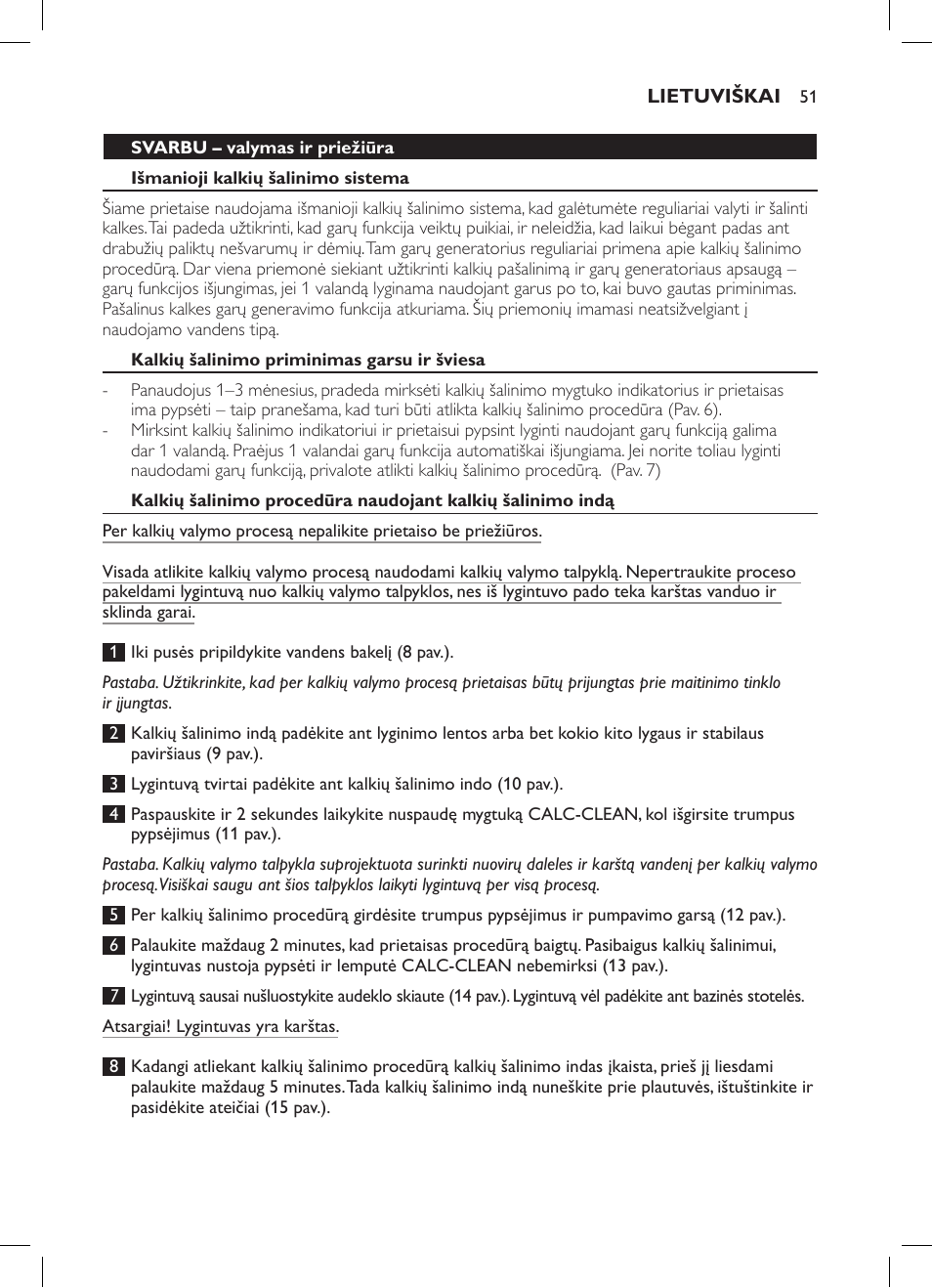 Philips GC7057/20 User Manual | Page 49 / 102