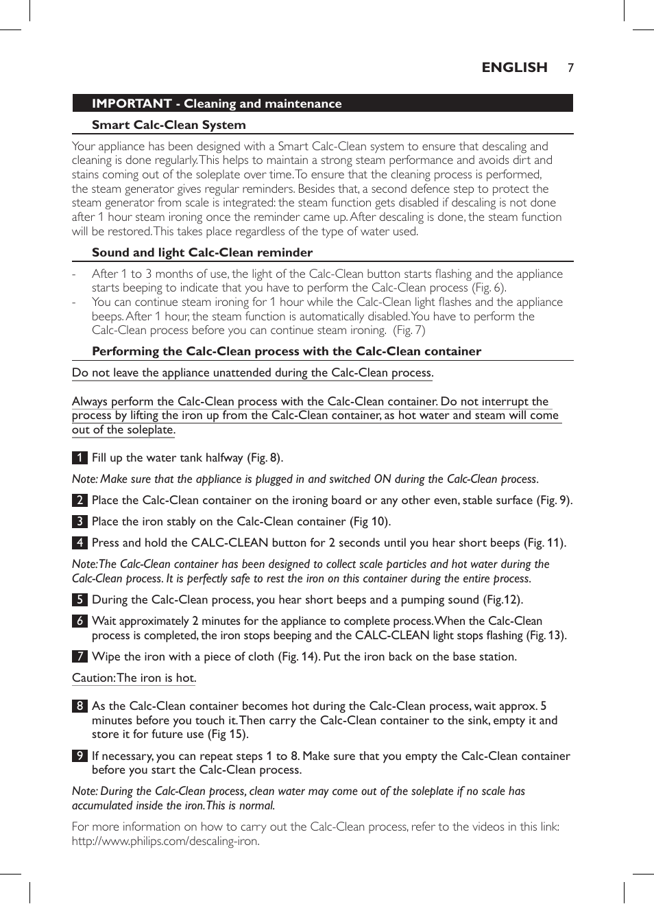 Philips GC7057/20 User Manual | Page 5 / 102