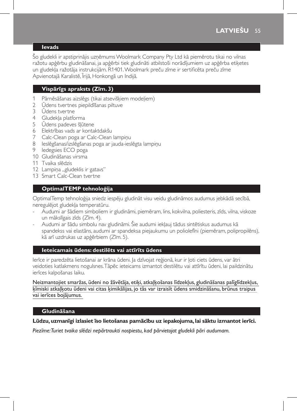 Philips GC7057/20 User Manual | Page 53 / 102