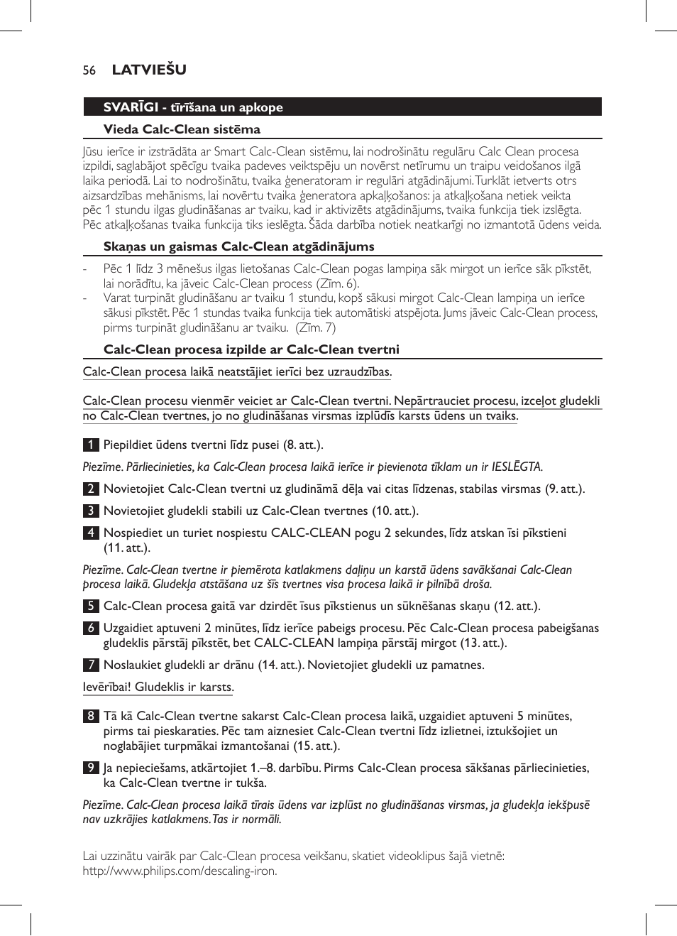 Philips GC7057/20 User Manual | Page 54 / 102