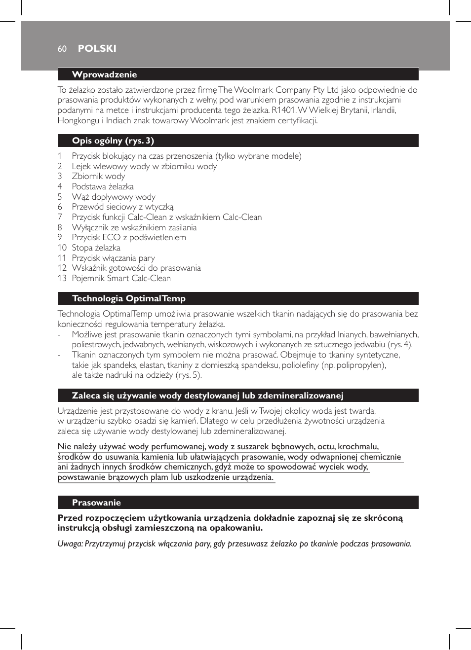 Philips GC7057/20 User Manual | Page 58 / 102