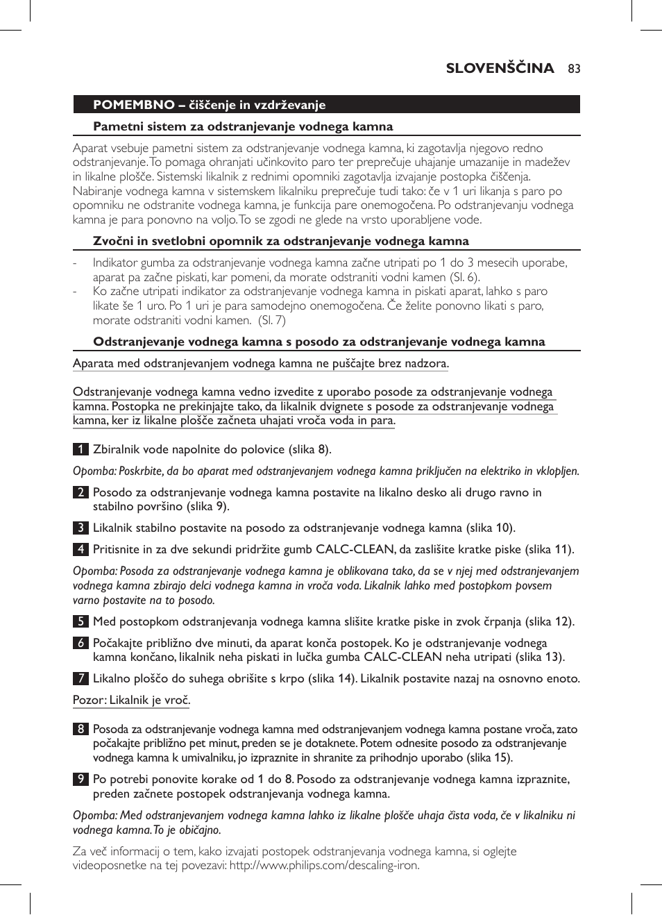 Philips GC7057/20 User Manual | Page 81 / 102