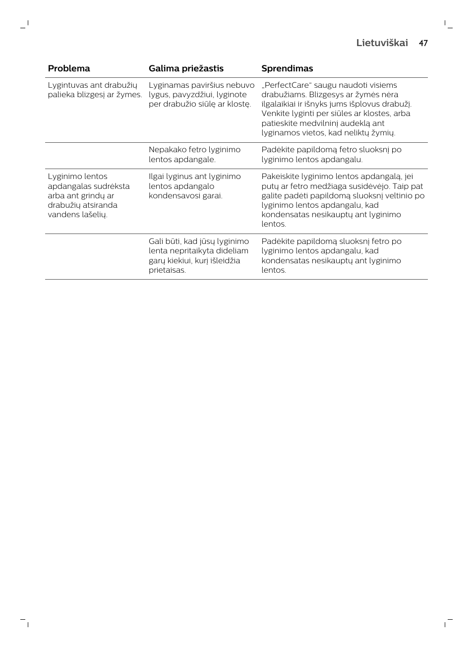 Philips GC7833/80 User Manual | Page 47 / 138