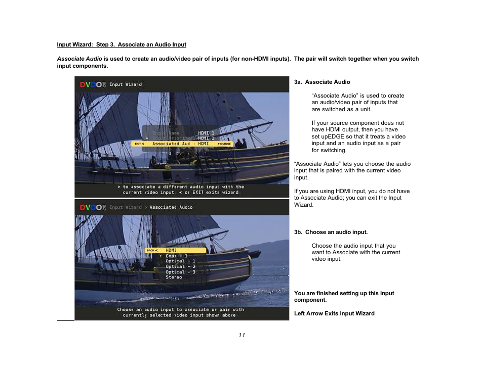 DVDO High Definition Video Processor & Hub Edge User Manual | Page 11 / 27