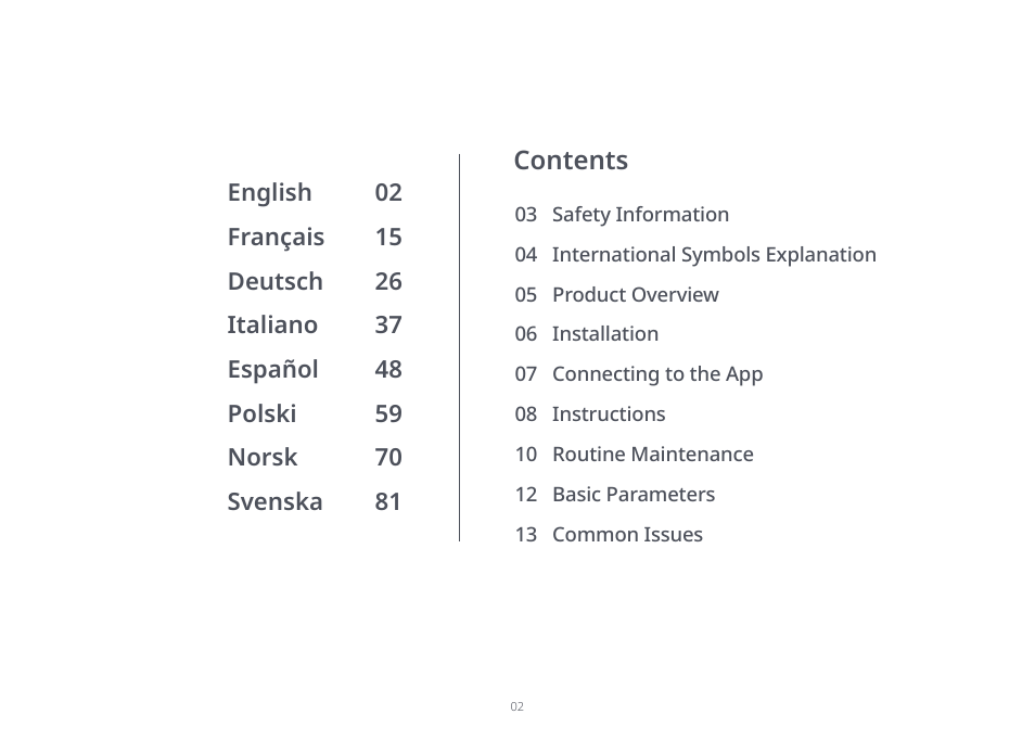 English | Roborock S8 Pro Ultra CE User Manual | Page 2 / 92