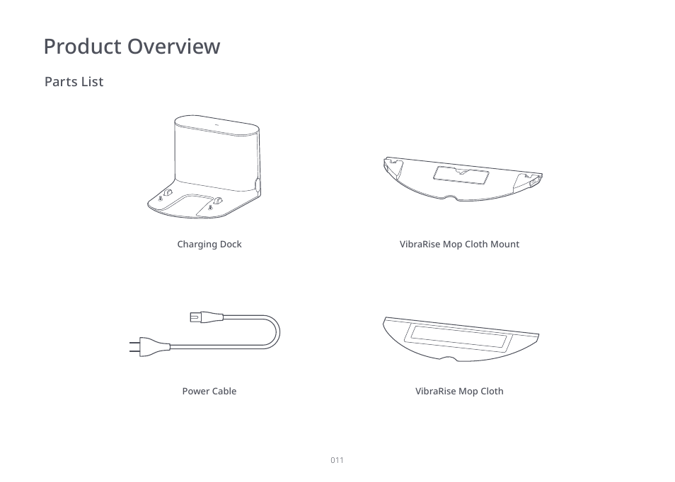 Product overview | Roborock S7 CE User Manual | Page 11 / 372