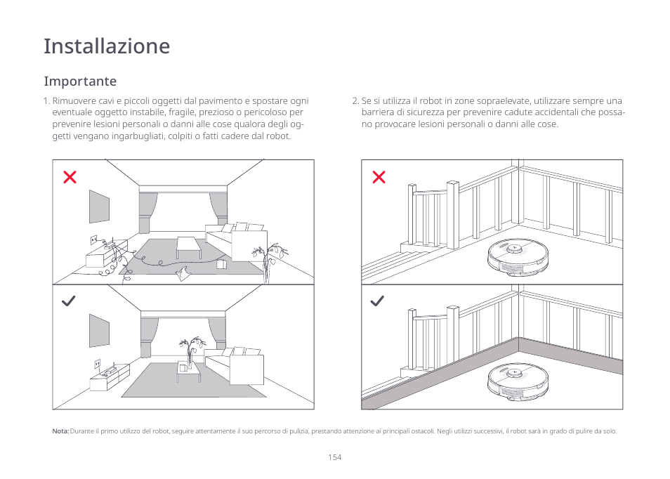 Installazione | Roborock S7 CE User Manual | Page 154 / 372