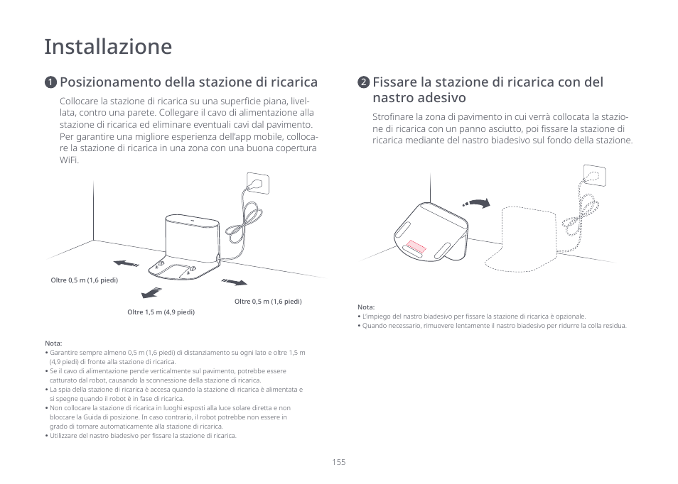 Installazione | Roborock S7 CE User Manual | Page 155 / 372