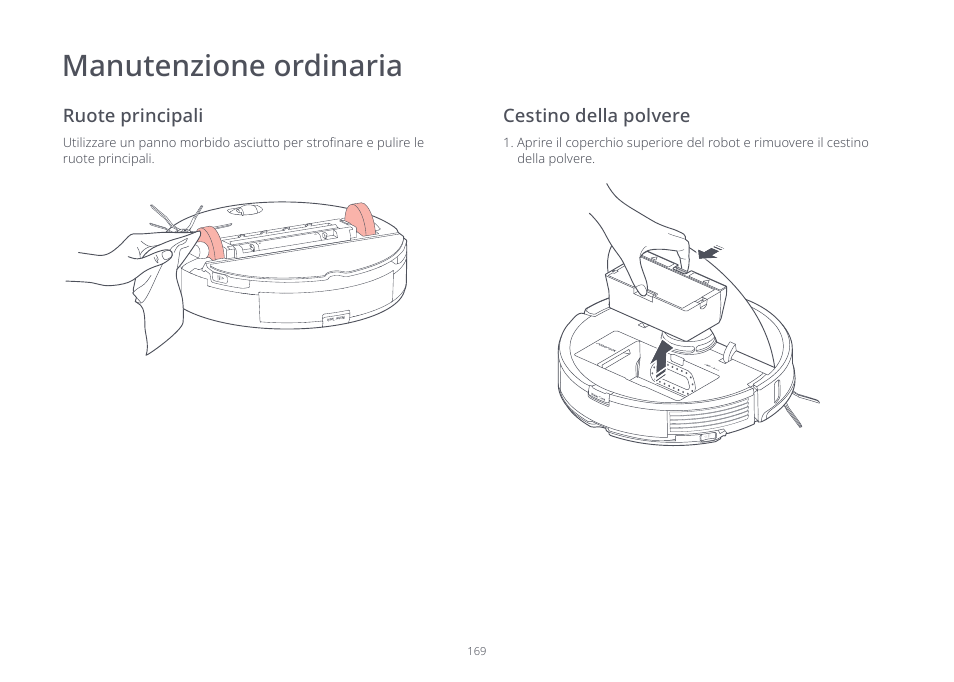 Manutenzione ordinaria | Roborock S7 CE User Manual | Page 169 / 372