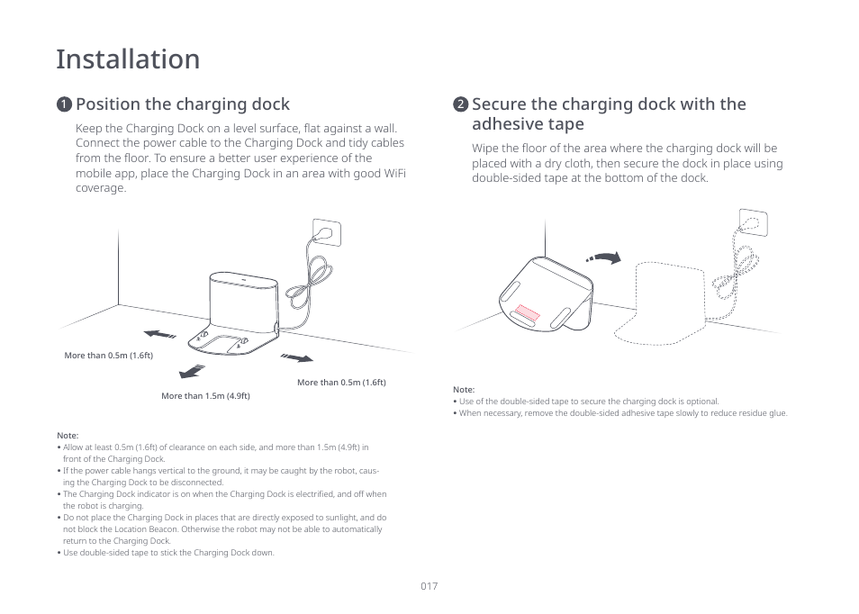 Installation | Roborock S7 CE User Manual | Page 17 / 372