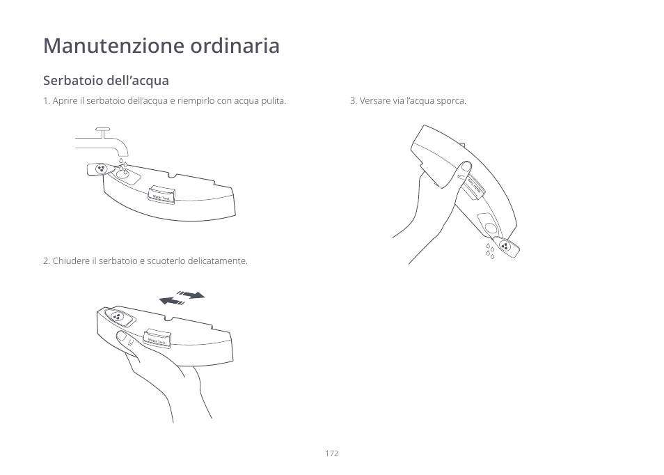 Manutenzione ordinaria | Roborock S7 CE User Manual | Page 172 / 372
