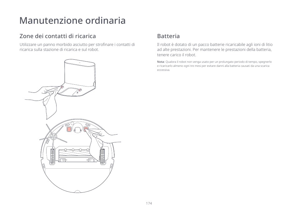 Manutenzione ordinaria | Roborock S7 CE User Manual | Page 174 / 372