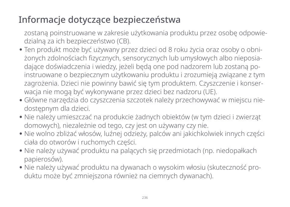 Roborock S7 CE User Manual | Page 236 / 372