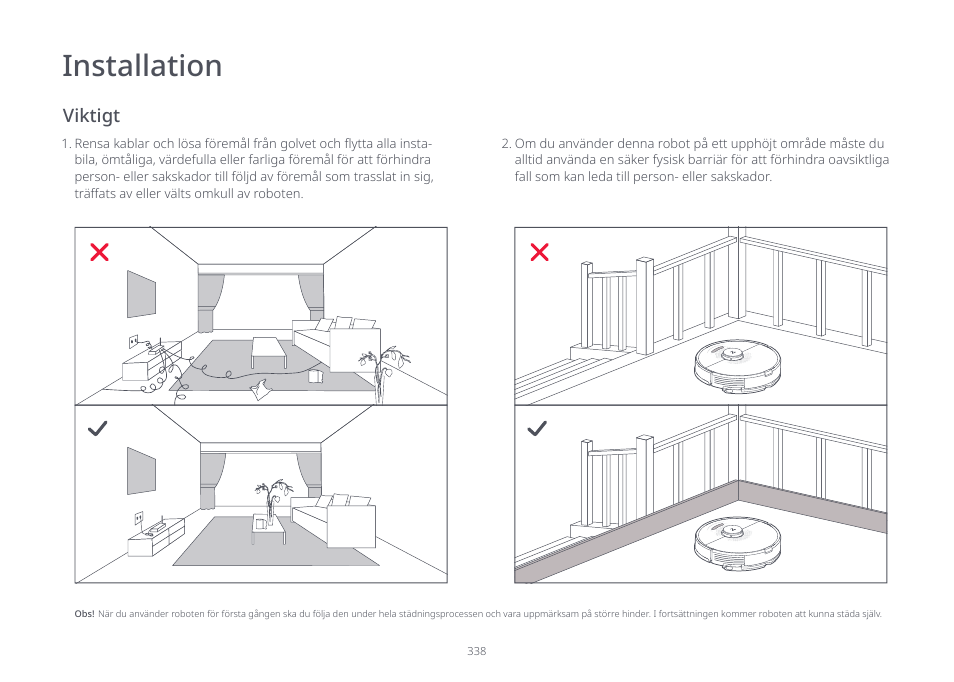 Installation | Roborock S7 CE User Manual | Page 338 / 372